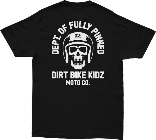 FULLY PINNED TEE BLACK