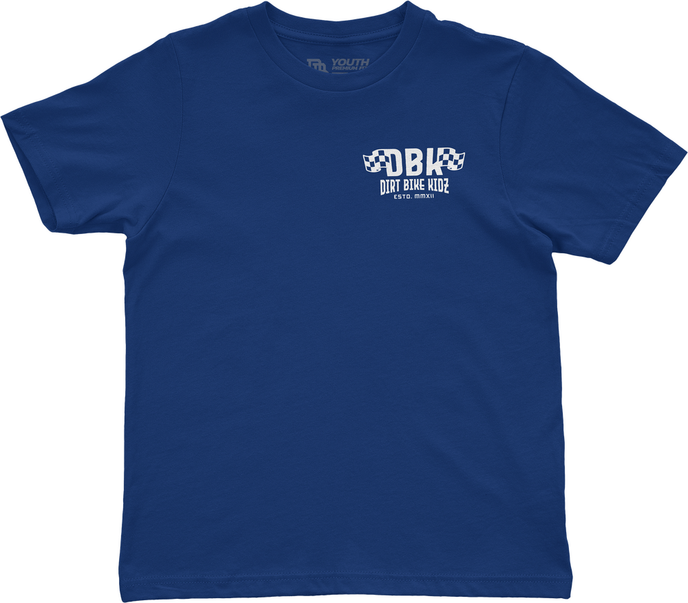 DBK TILL THE END YOUTH TEE ROYAL BLUE
