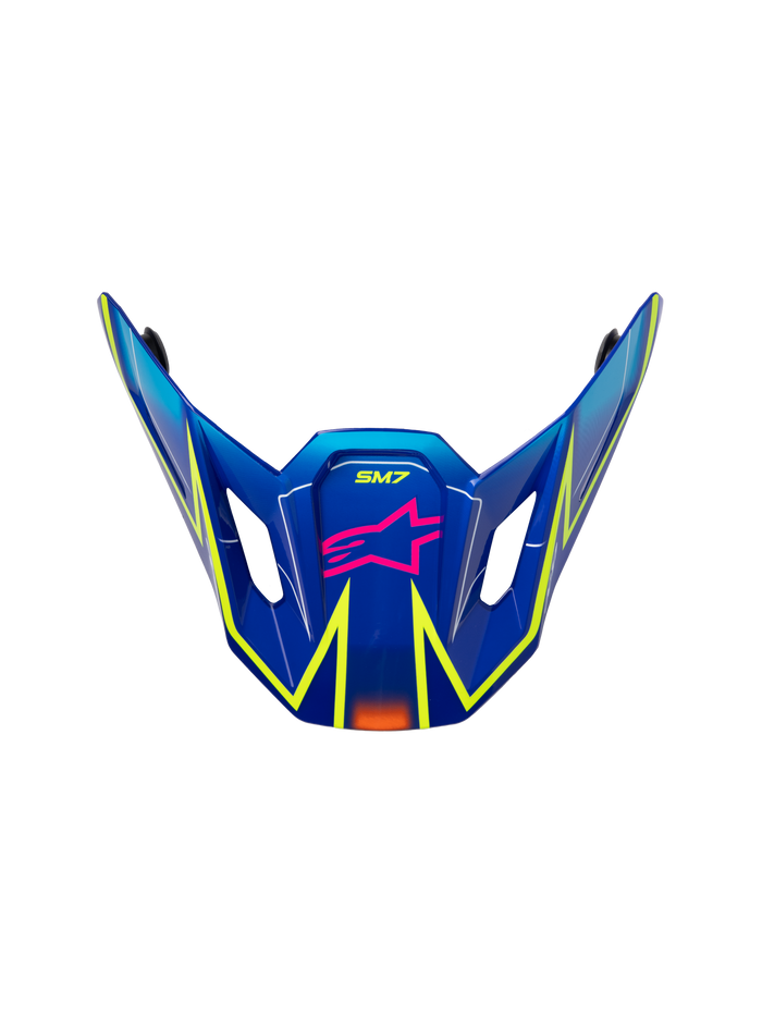 Sm7 Cast Visor Ece06 Blue/Pnk/Ylw Fluo Glossy