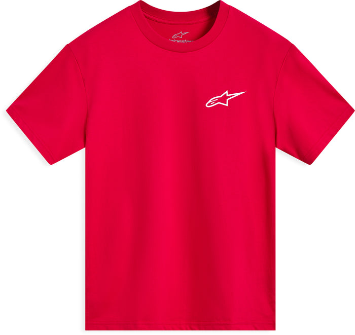 Combo Back Ss Csf Tee Red/White Xl