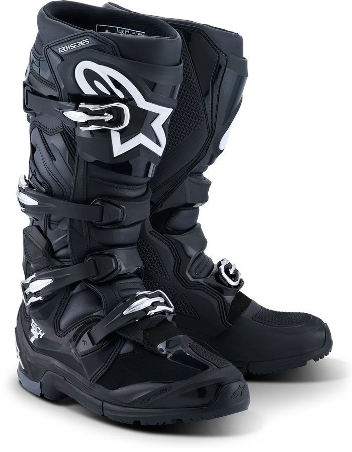 Tech 7 Enduro Black/Anthracite/White 7