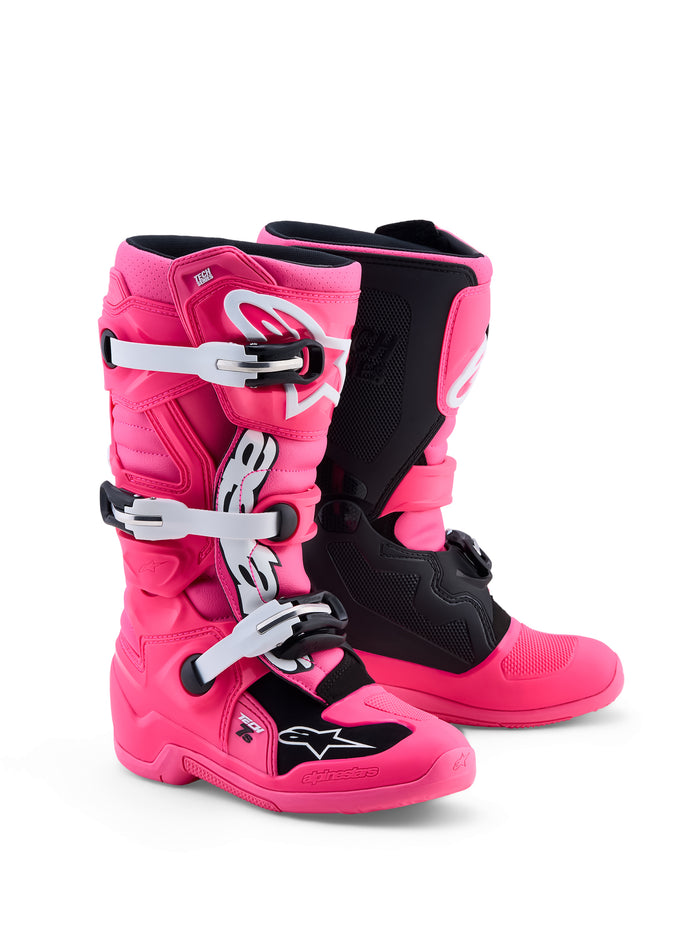 Tech 7s Boots Pink Fluo/Blk/Wht 5