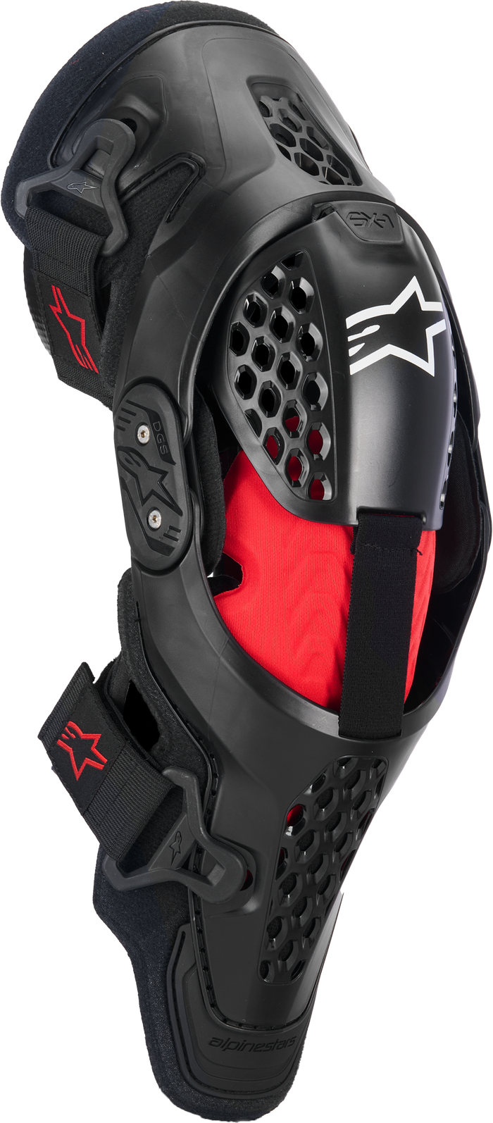 Sx-1 Plasma Knee Protector Blk/Red/Cool Gry Lg/Xl