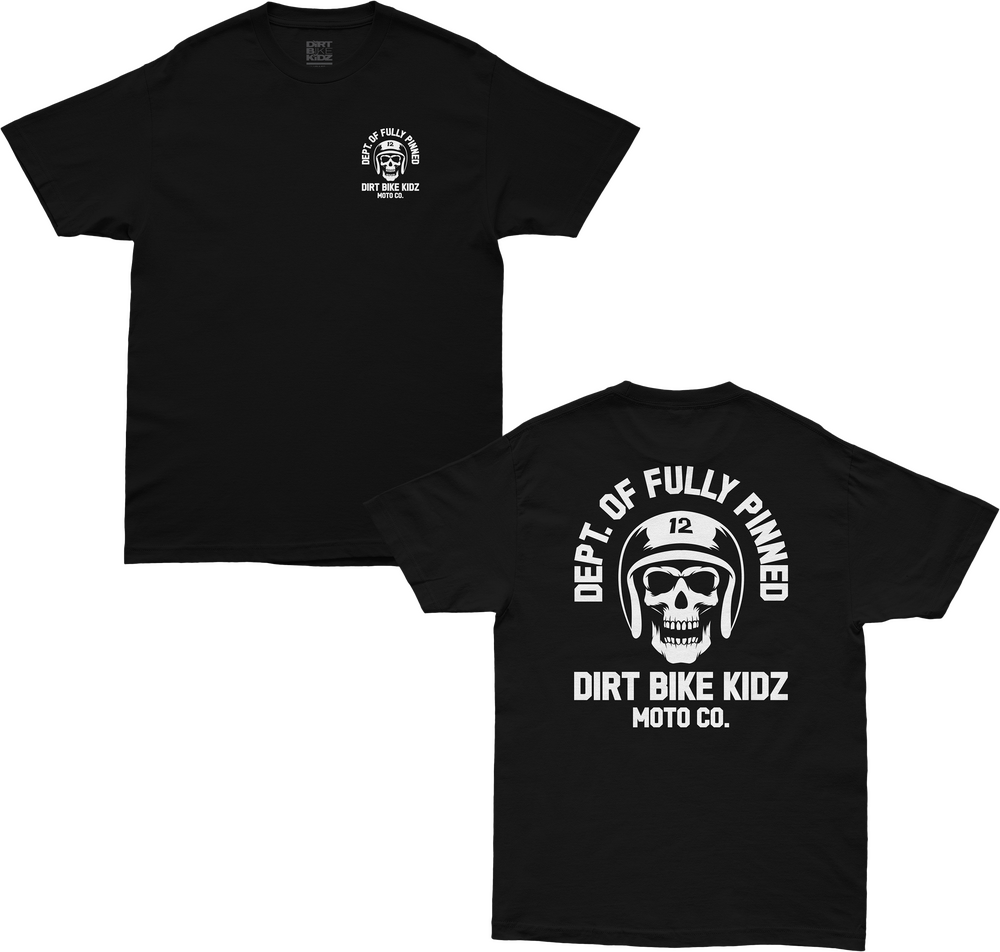 FULLY PINNED TEE BLACK