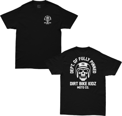 FULLY PINNED TEE BLACK