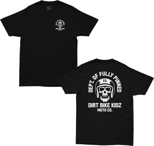 FULLY PINNED TEE BLACK