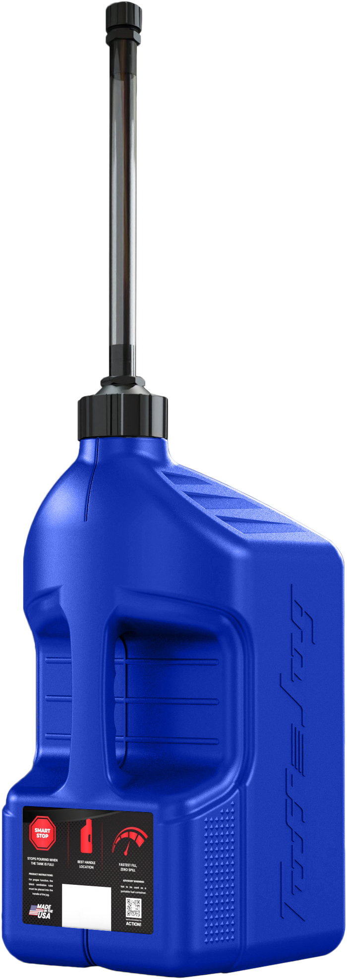 Utility Container Blue W/ Autostop Spout 5 Gal