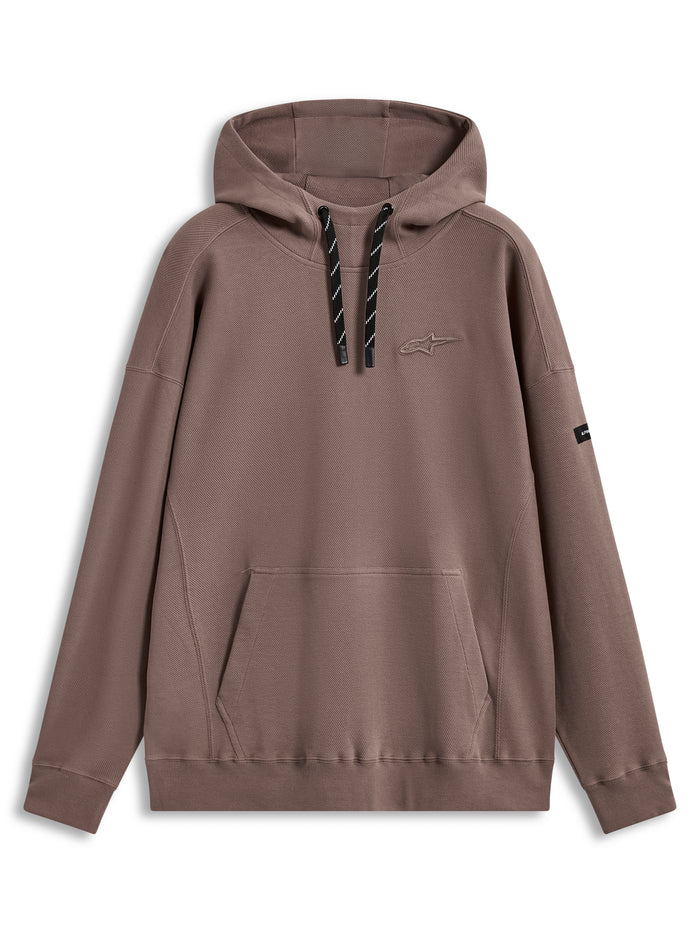 Camino Textured Ovrsizd Hoodie Taupe 2x