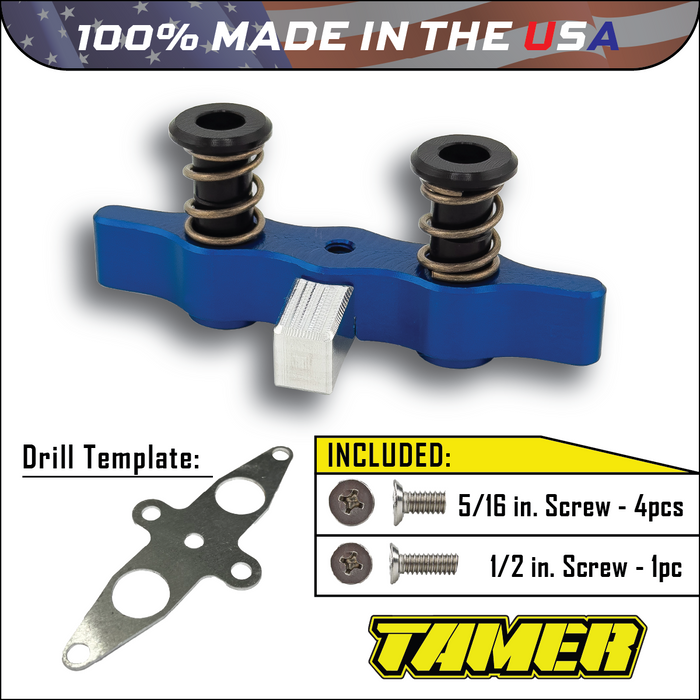 Tamer Double Button X-Wing Blue — HH-DBU-02B