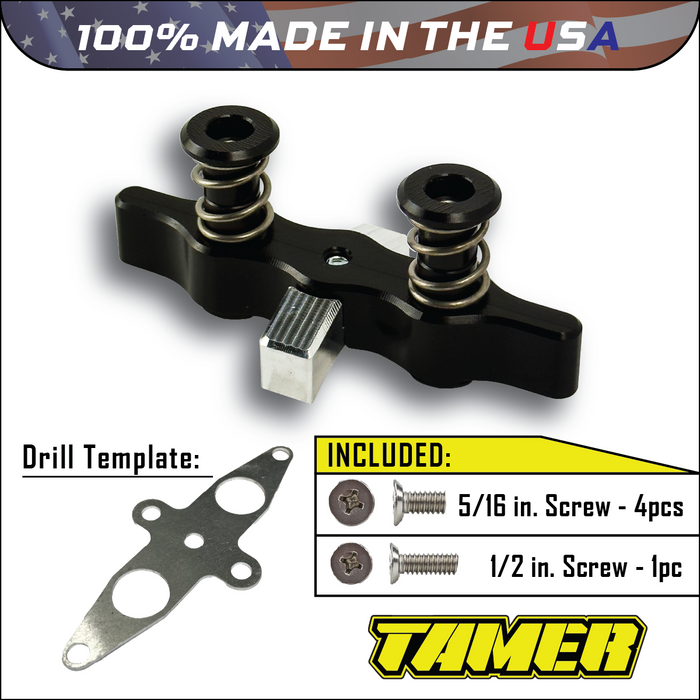 Tamer Double Button X-Wing Black — HH-DBU-02K