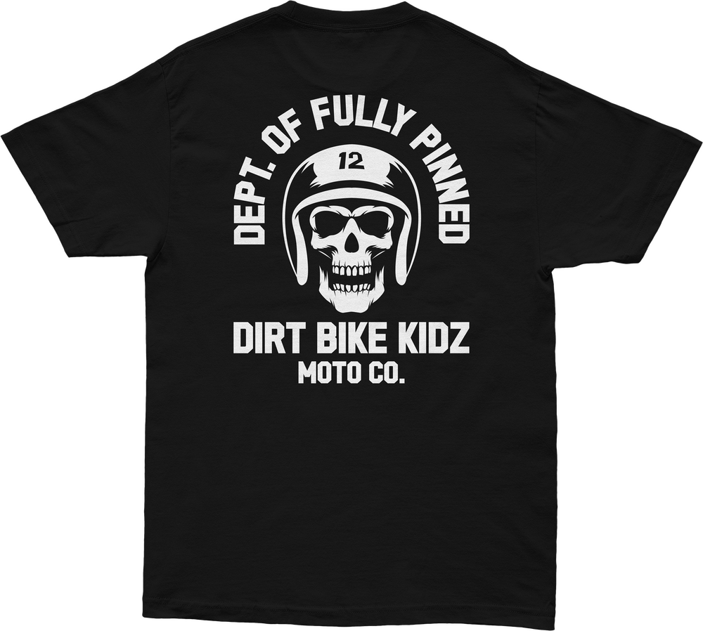 FULLY PINNED TEE BLACK