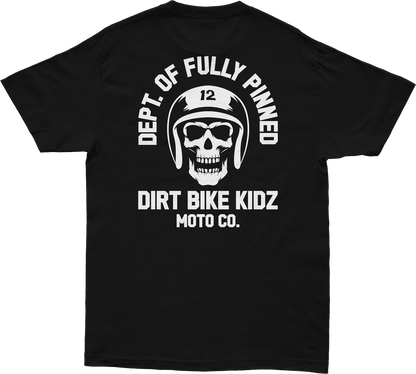 FULLY PINNED TEE BLACK