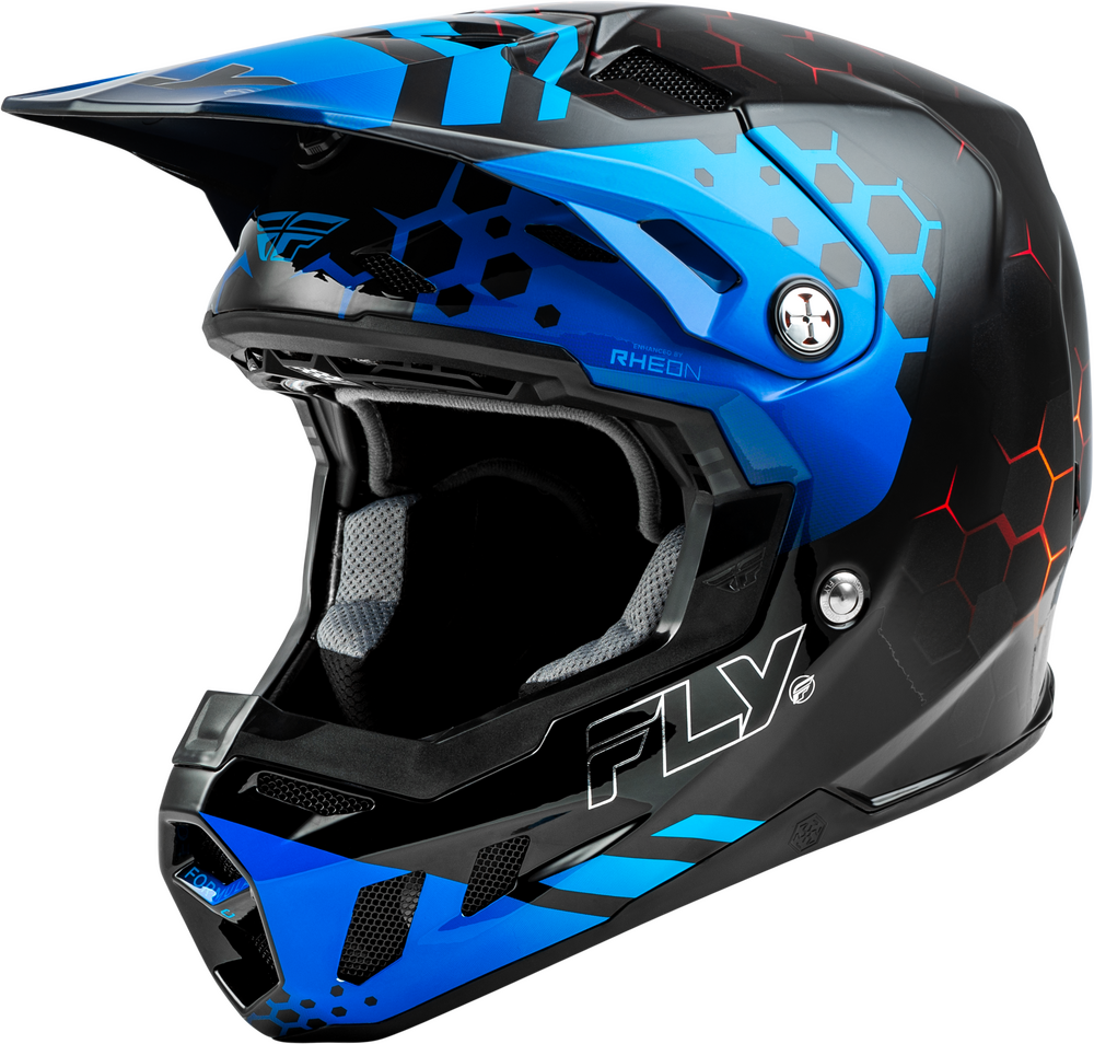 FLY RACING FORMULA CC TEKTONIC HELMET BLACK/BLUE/RED