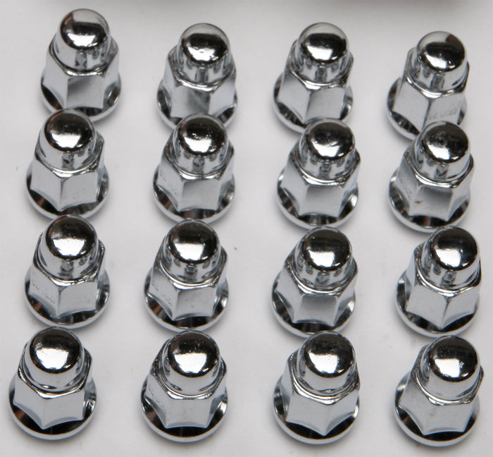 16/Pk 12mmx1.25 Tapered Lug Nuts 17mm Head