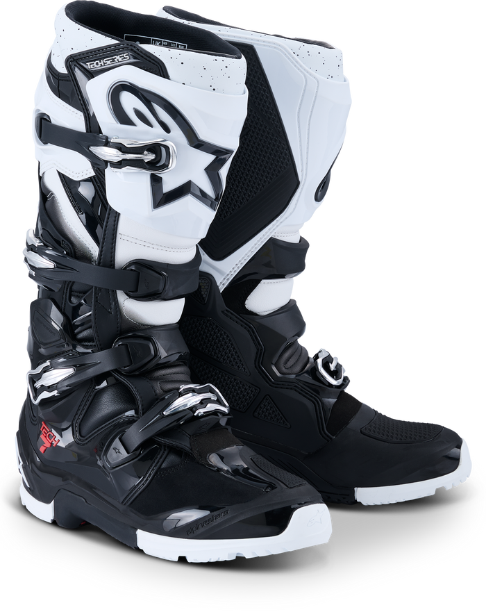 Tech 7 Enduro Black/White 7