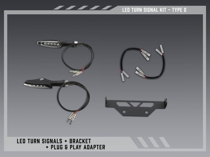Fe V2 Stnd Led Turn Sig Kit Type O Tri