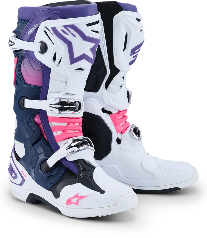 Tech 10 Wht/Violet/Nvy Bl/Pnk Fl 13