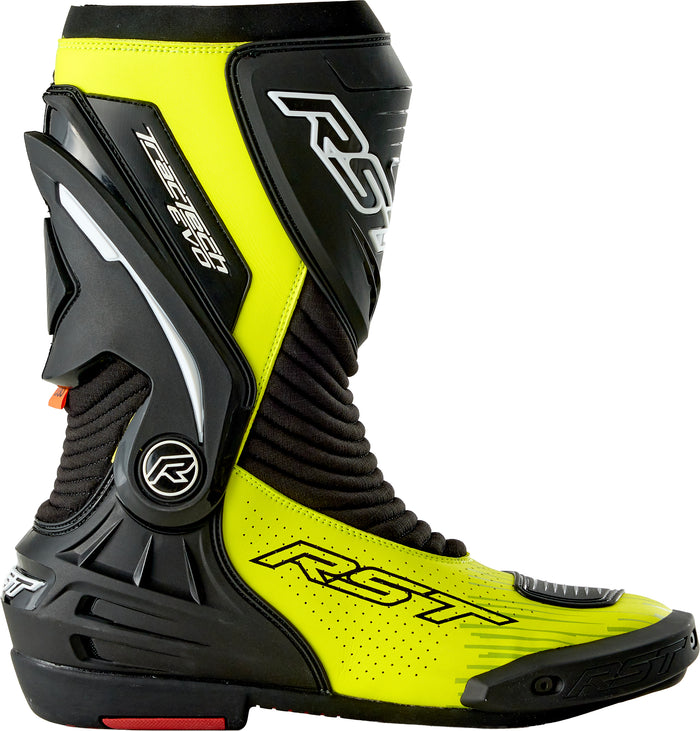 Tractech Evo D3o Boot Black/Flo Yellow 8