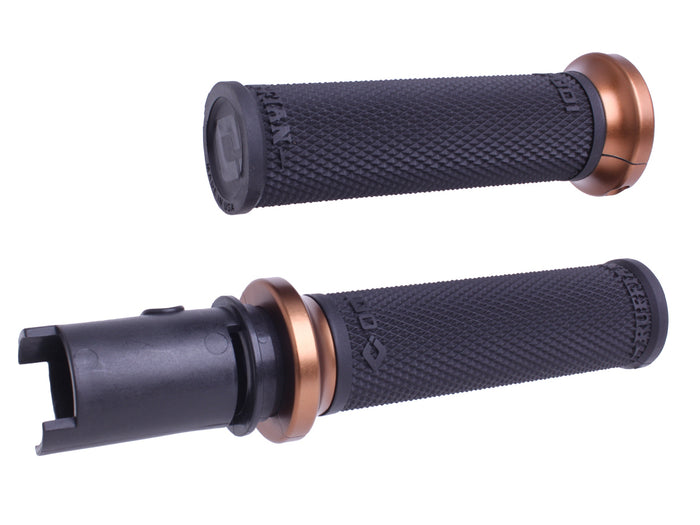 Lock-On Ruffian Grips Black/Bronze Cvo `23-24