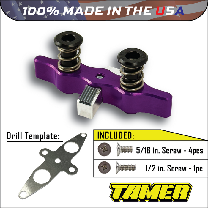 Tamer Double Button X-Wing Purple — HH-DBU-02P