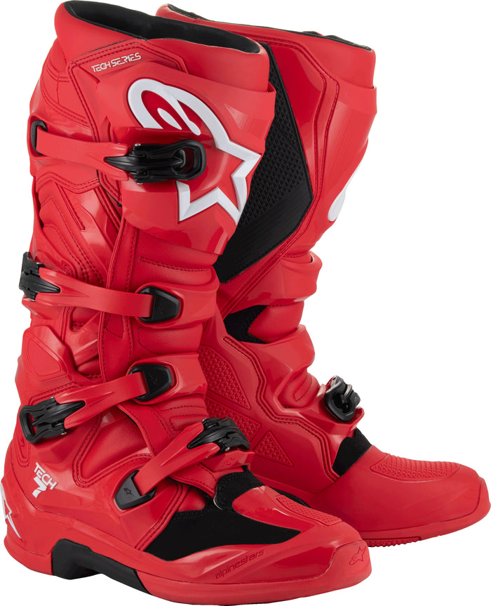 Tech 7 Boots Bright Red 7