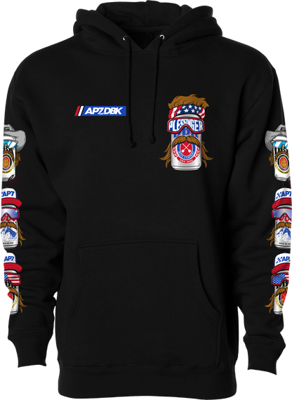 MULLET MADNESS HOODIE BLACK
