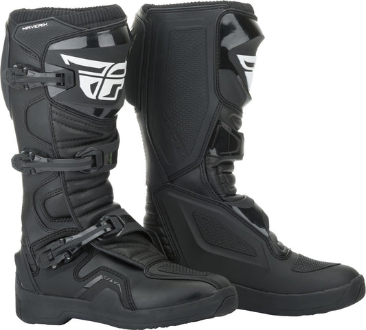 FLY RACING MAVERIK BOOTS BLACK SZ 09