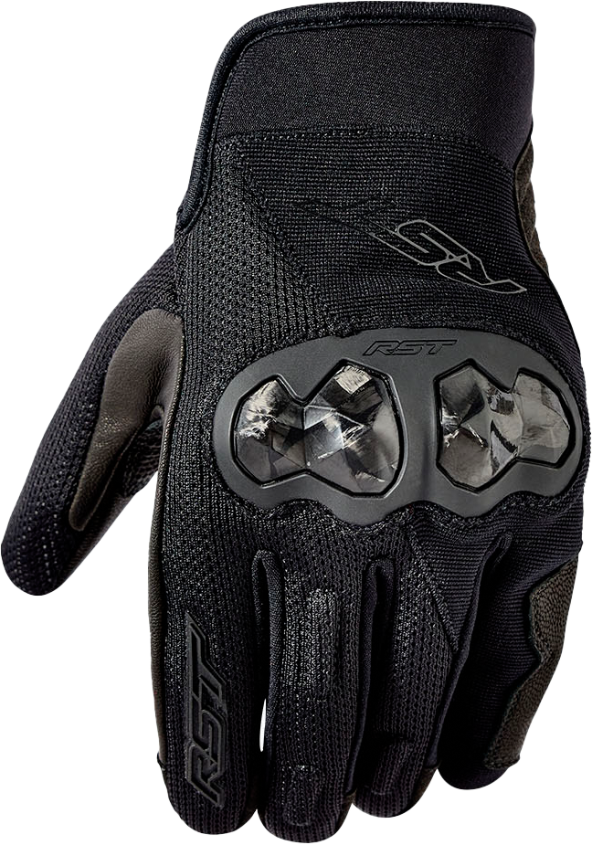 Womens Jetstream Glove Black Textile Md