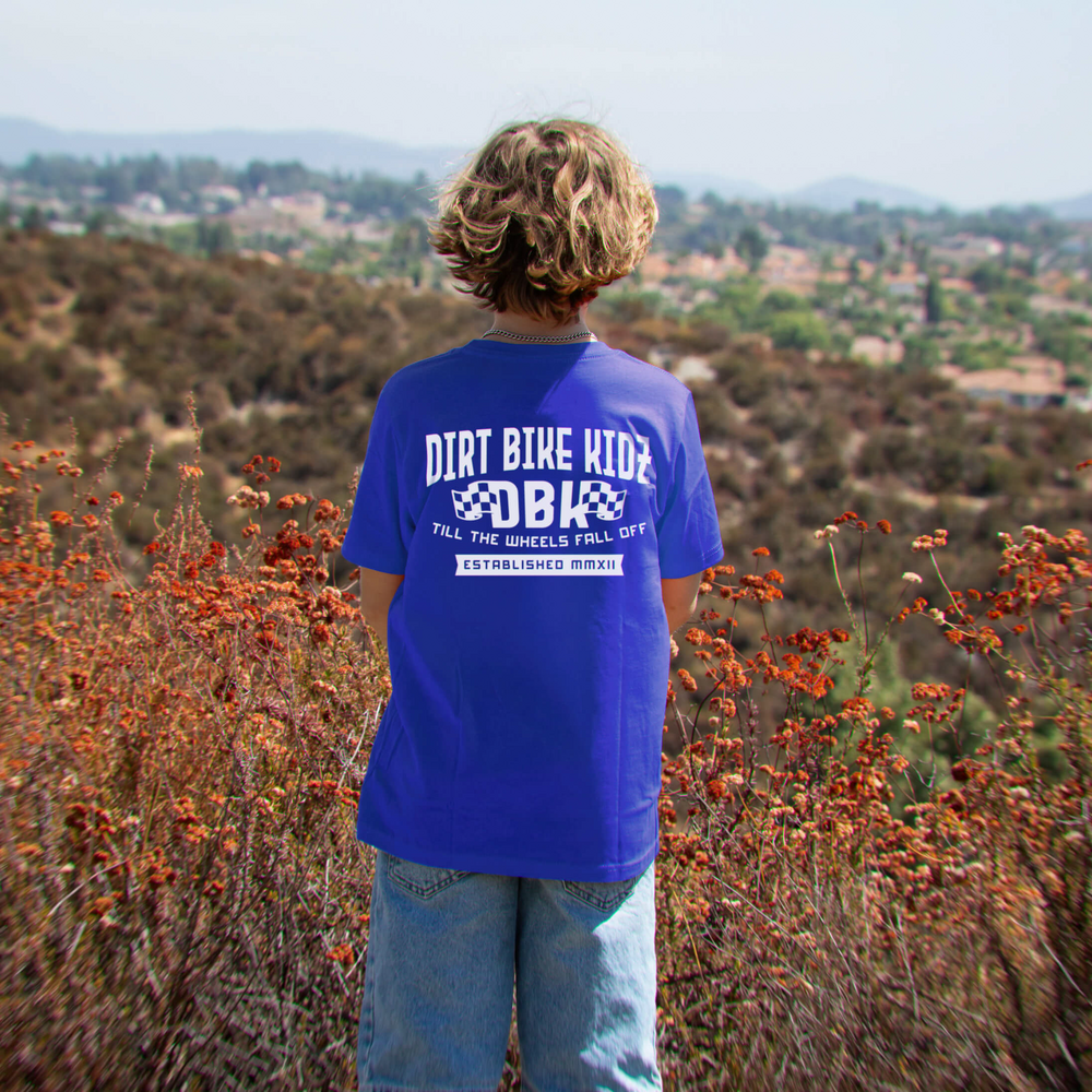 DBK TILL THE END YOUTH TEE ROYAL BLUE