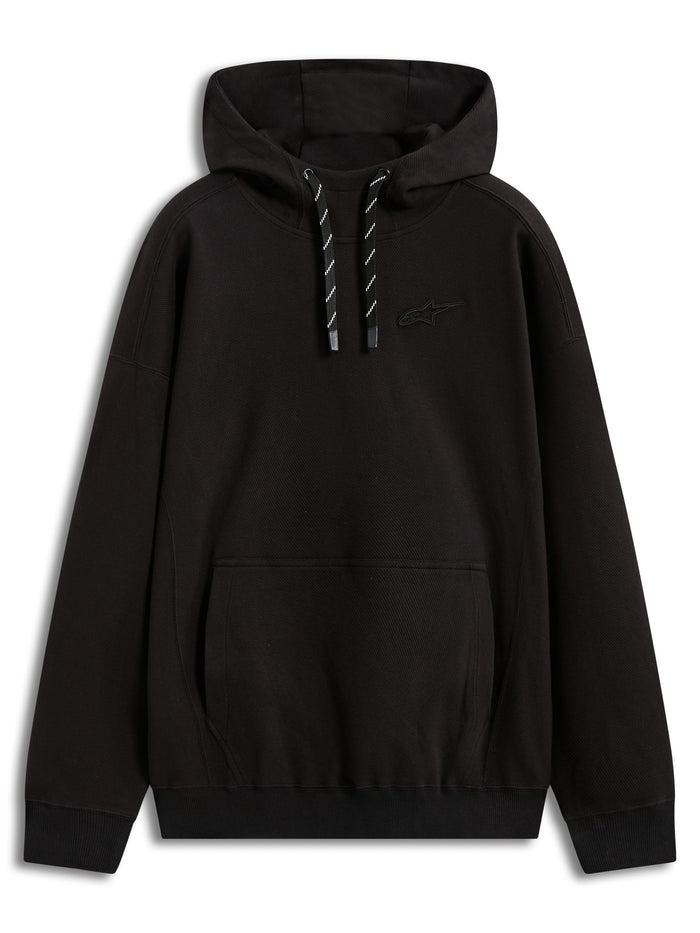 Camino Textured Ovrsizd Hoodie Off Black Md