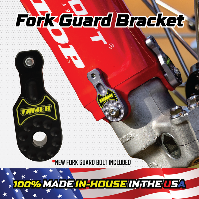 Tamer Fork Guard Bracket Singl Black — FGB-401
