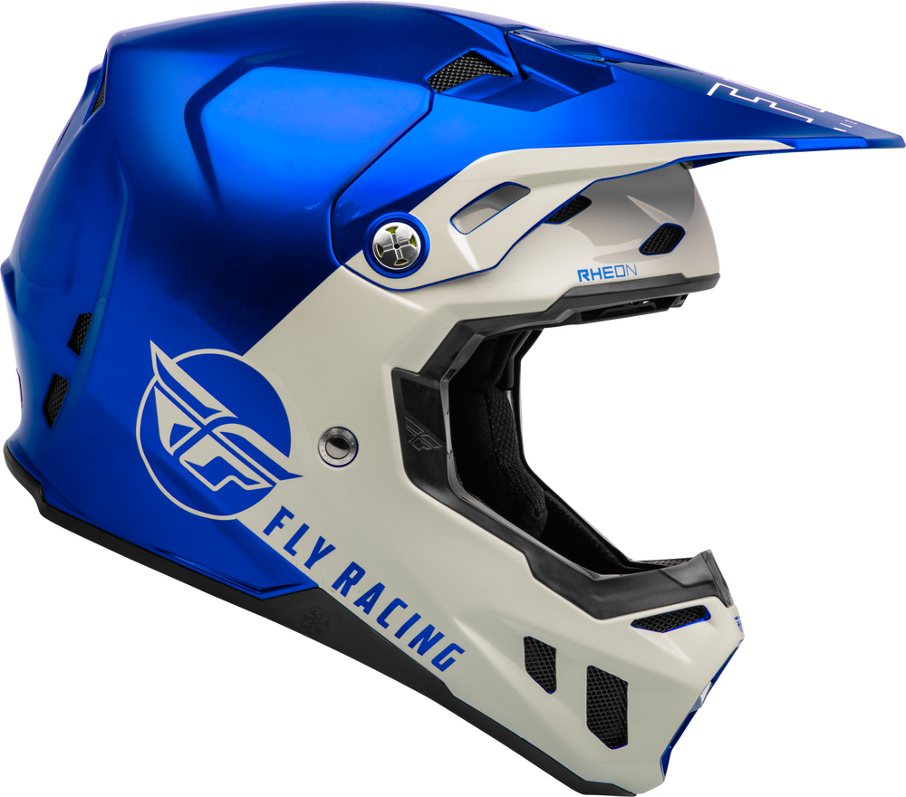FLY RACING FORMULA CC CENTRUM HELMET METALLIC BLUE/LIGHT GREY XS