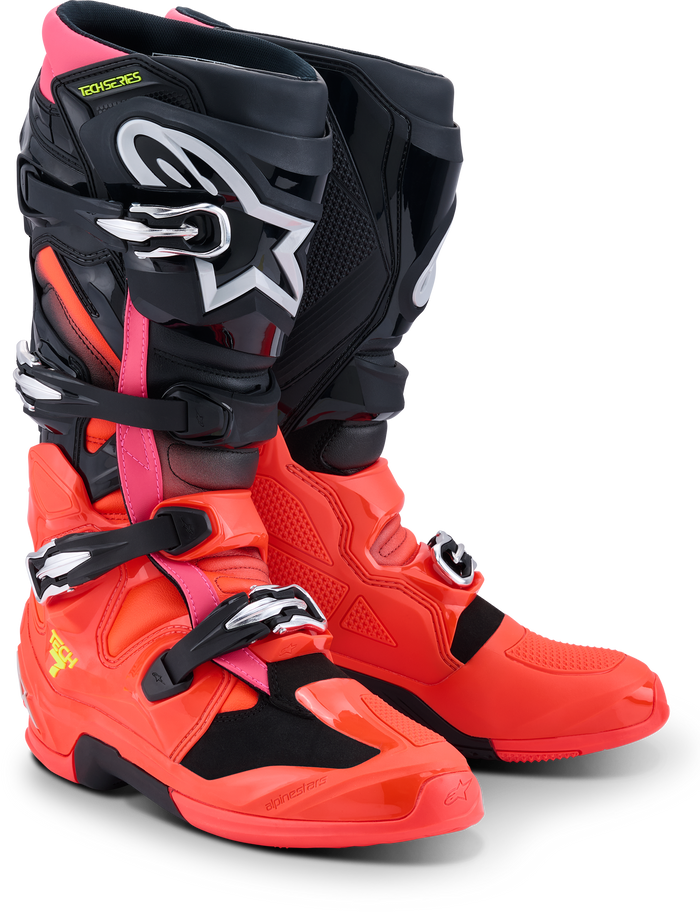 Tech 7 Black/Red Fluo/Pink Fluo 13