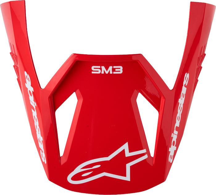 S-M3 Radium Visor Ece06/Dot Red Mot/Red Fl/Wht Gl