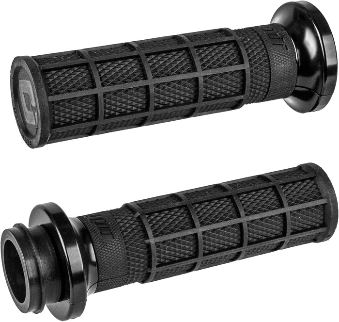 Lock-On Hart-Luck Full-Waffle Black/Black Indian Touring