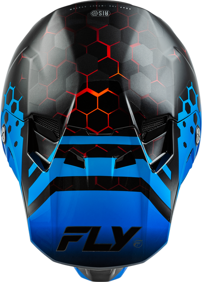 FLY RACING FORMULA CC TEKTONIC HELMET BLACK/BLUE/RED