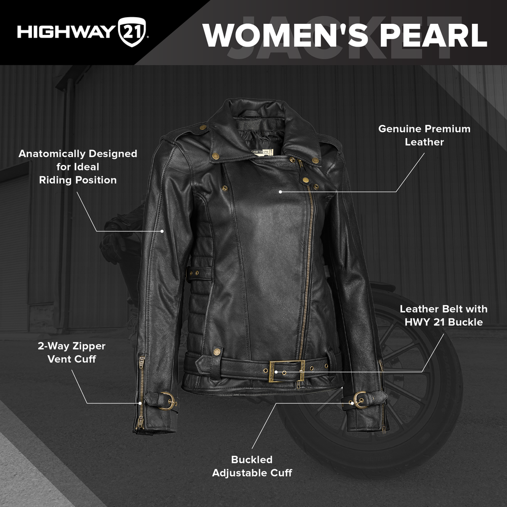 Closeout Item HIGHWAY 21 WOMEN'S PEARL JACKET BLACK