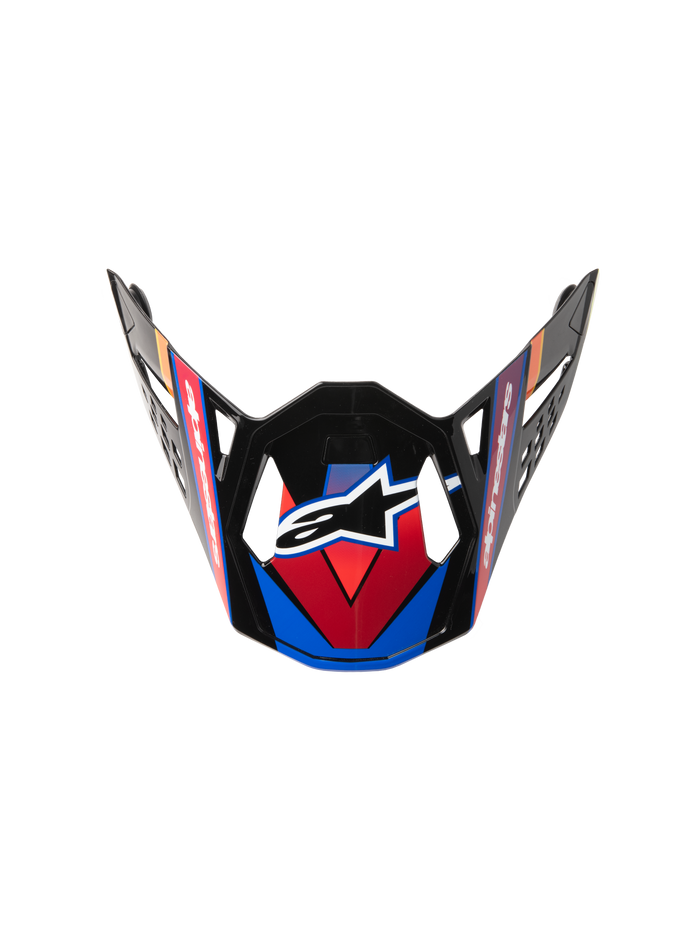 Visor S-M10 22.06 - Era Blu/Red/Ylw Fluo Glossy