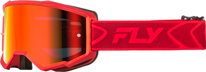 Youth Zone Goggle Red/Crimson W/ Red Mirror/Smoke Lens