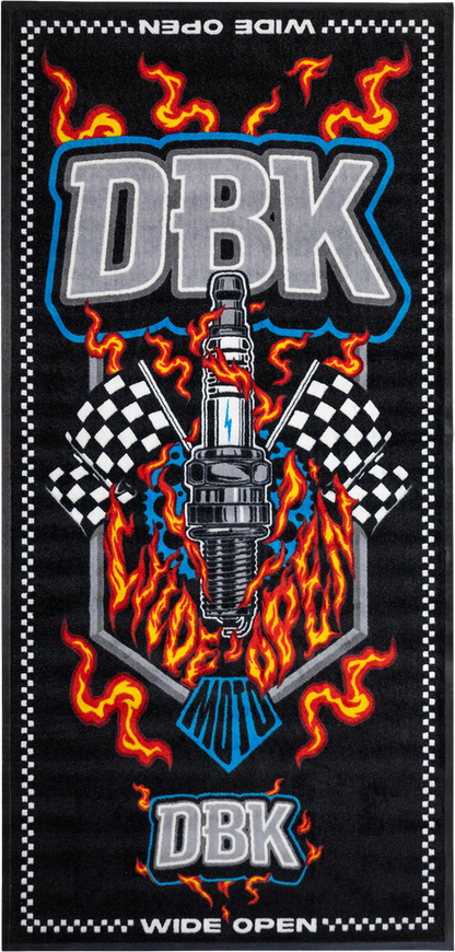DBK WIDE OPEN BIKE MAT 3.5'X7'