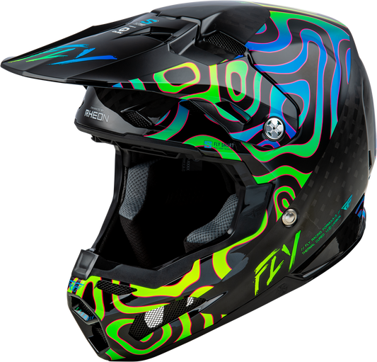 FORMULA S CARBON ZEN HLMT BLACK CARBON/BLUE/YELLOW