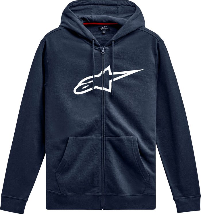 Ageless Zip Hoodie V3 Navy/White Lg