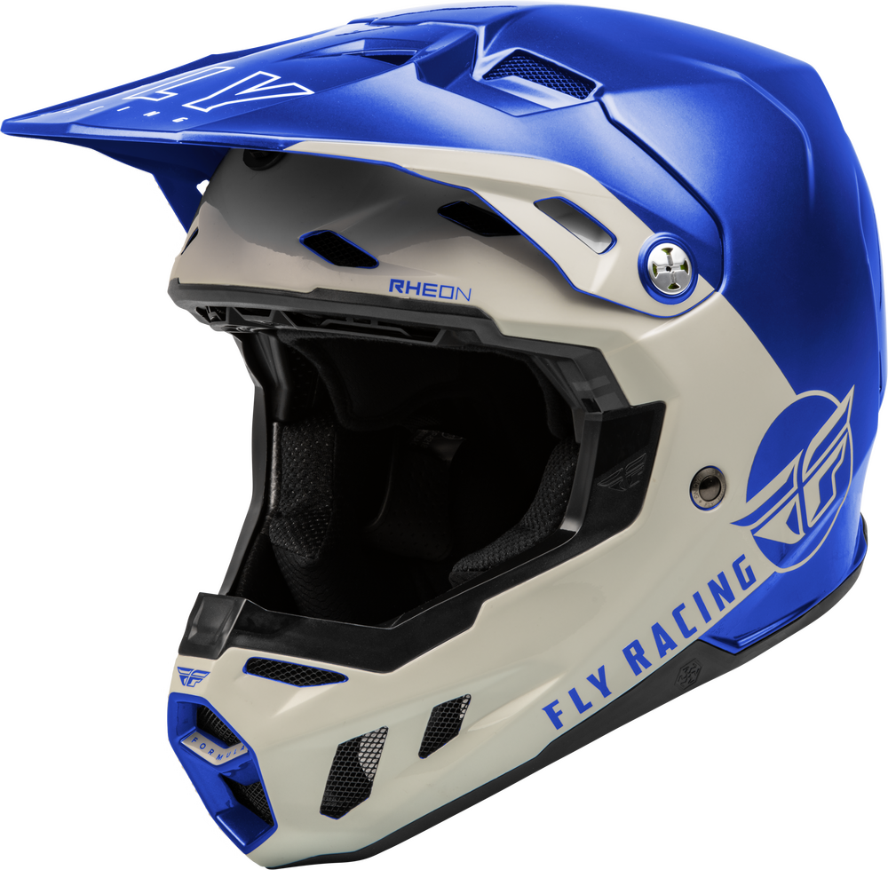 FLY RACING FORMULA CC CENTRUM HELMET METALLIC BLUE/LIGHT GREY XS
