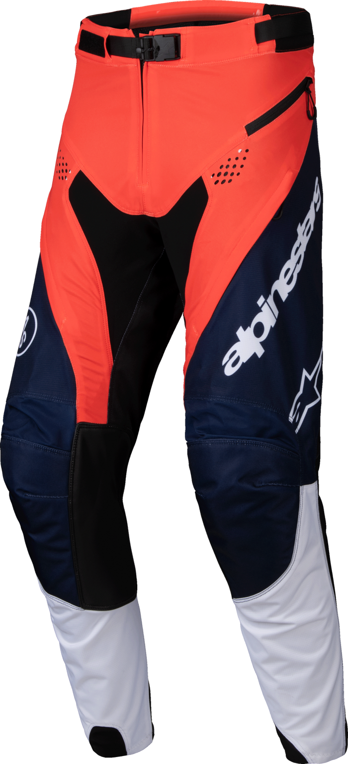 Pro-Dura Pants Navy/Hot Orange/White 28