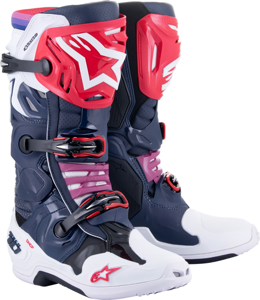 TECH 10 SUPERVENTED BOOTS NIGHT NVY/WHT/RAINBOW